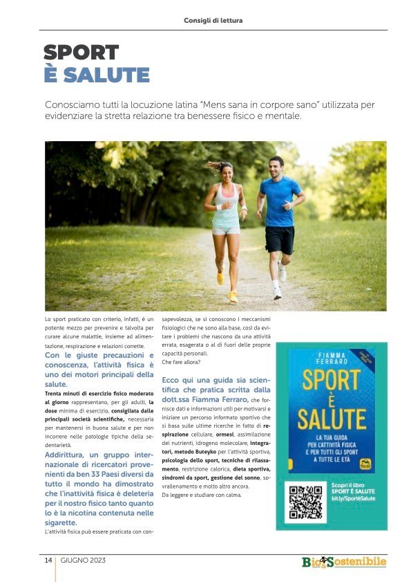 Sport è Salute BioeSostenibileGiugno2023web